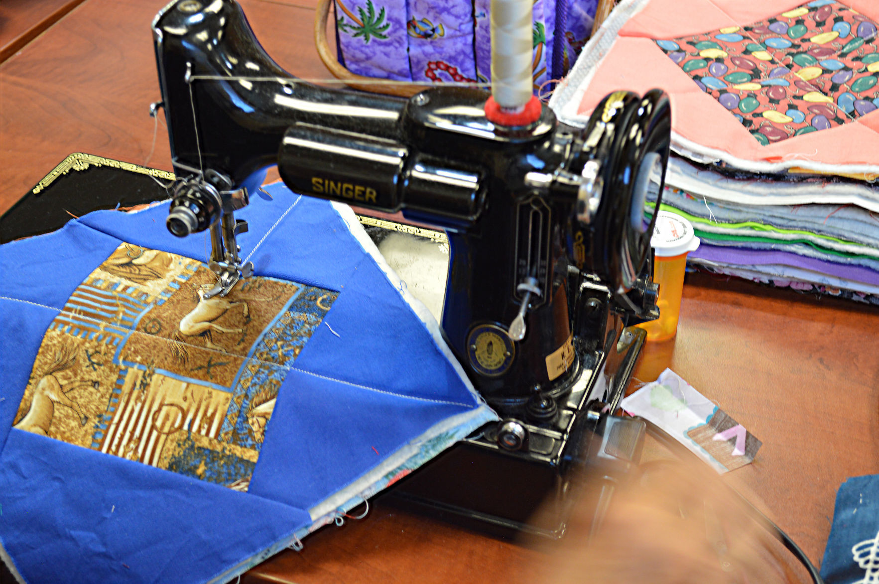 Aviva Divas enjoy camaraderie while sewing for others